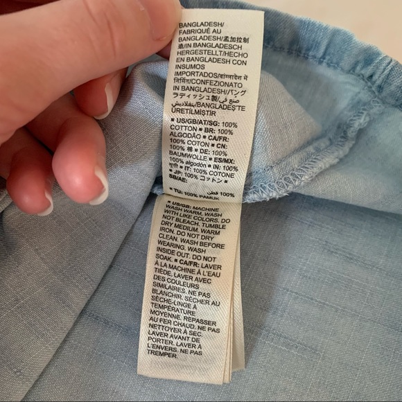 Goodthreads Denim Blouse - Picture 7 of 9